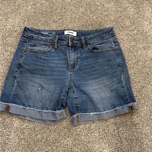 Universal Thread Blue Jean Shorts Mid-Wash Distressed